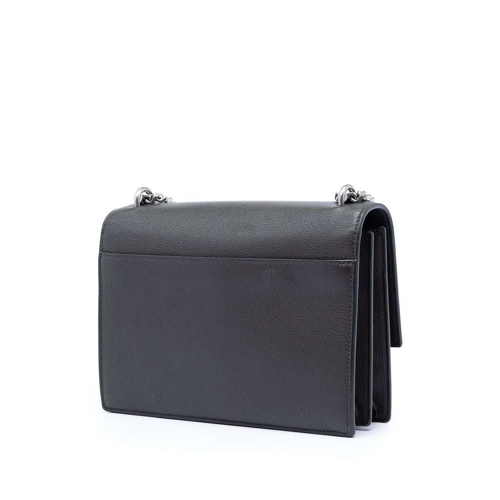Saint Laurent Medium Grained Calfskin Monogram Sunset Crossbody MultiColor Leather Very good condition - Back View