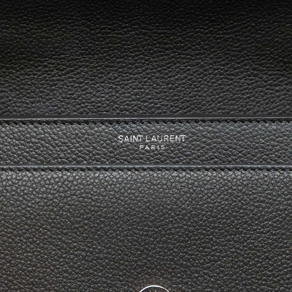 Saint Laurent Medium Grained Calfskin Monogram Sunset Crossbody MultiColor Leather Very good condition - Box View