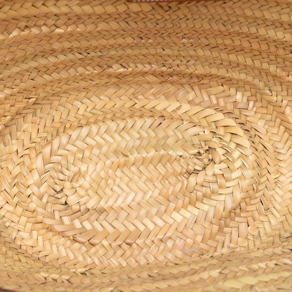 Celine Medium Raffia Gridded Classic Panier Tote Beige Very good condition - Model View