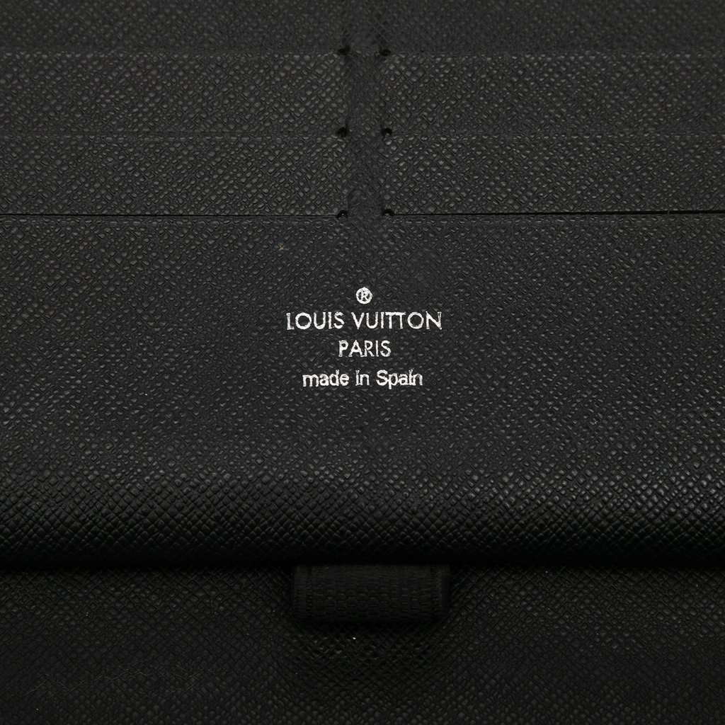 Louis Vuitton Damier Graphite Zippy Organizer Wallet Black Very good condition - Box View