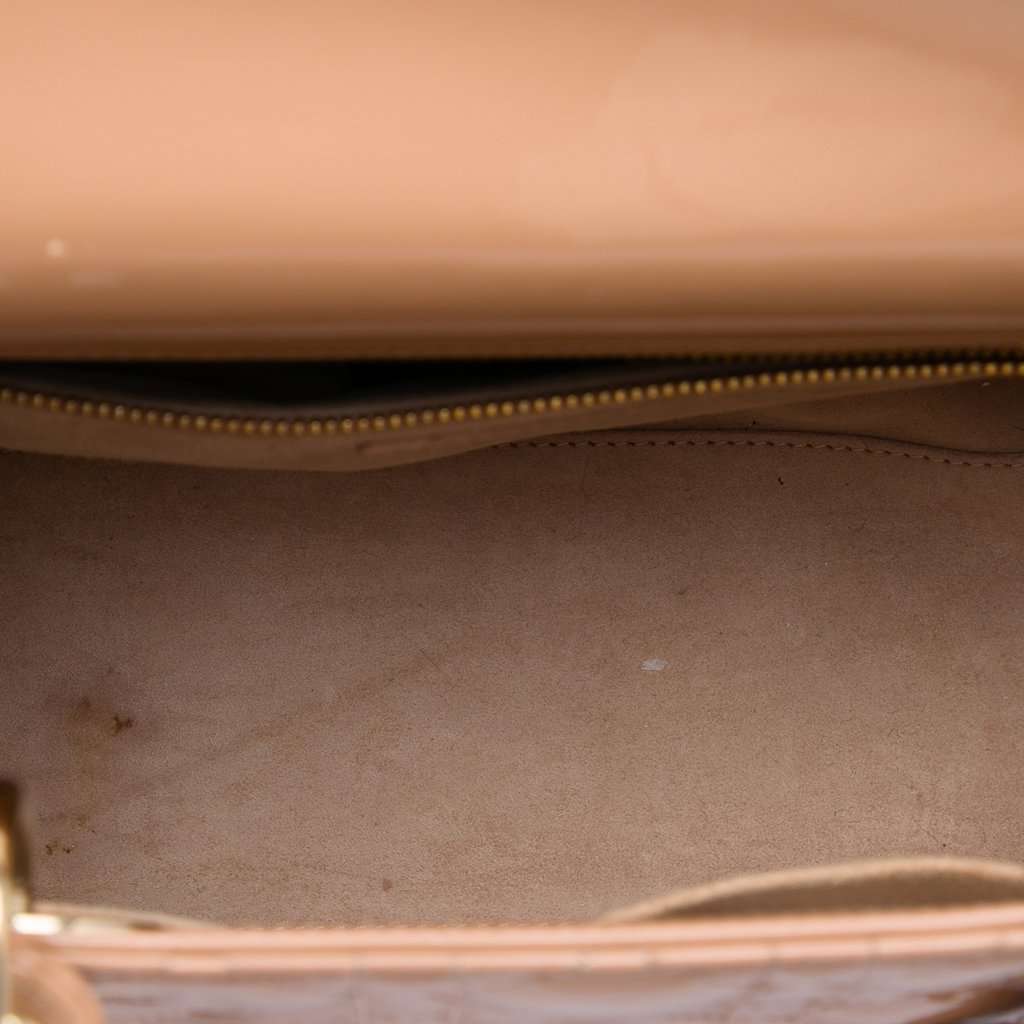 Dior Medium Patent Cannage Lady Dior Brown Leather Very good condition - Model View