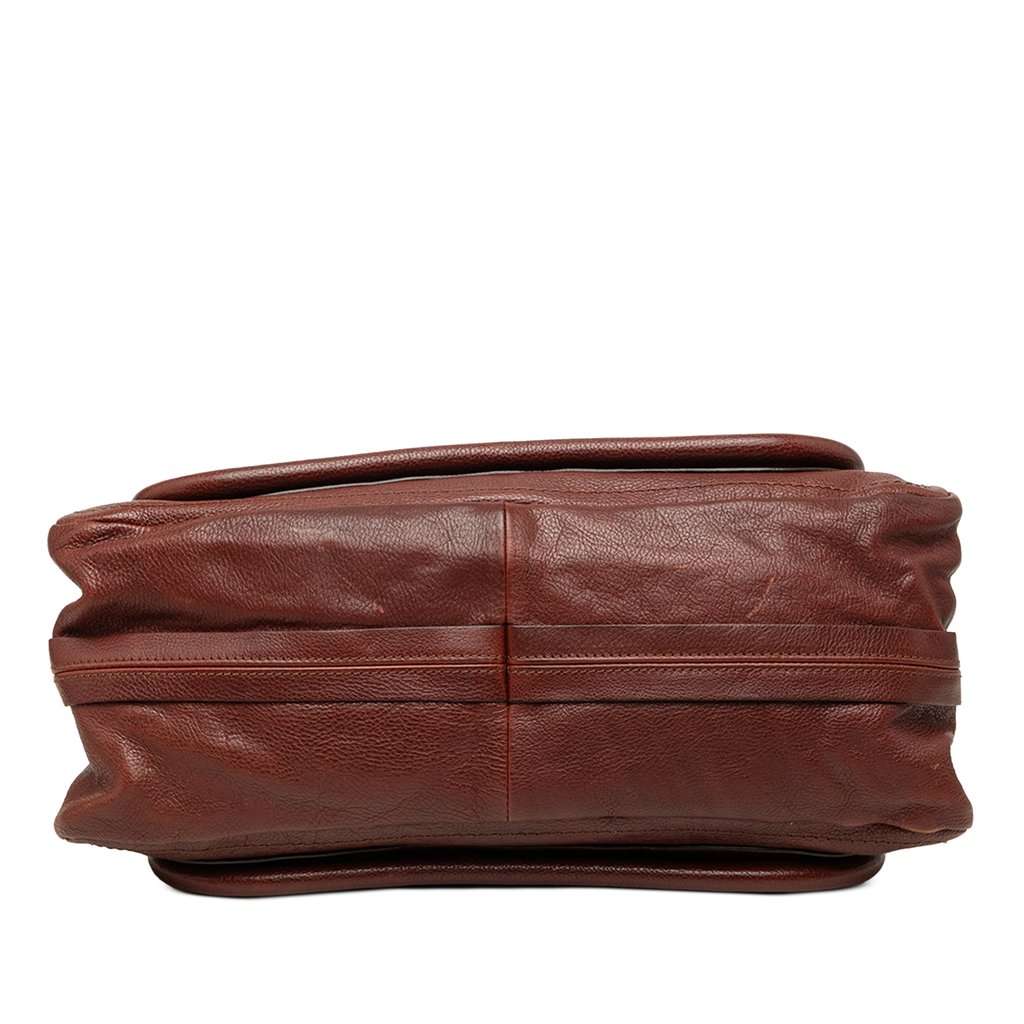 Chloé Medium Leather Paraty Satchel Brown Leather Very good - Inside View