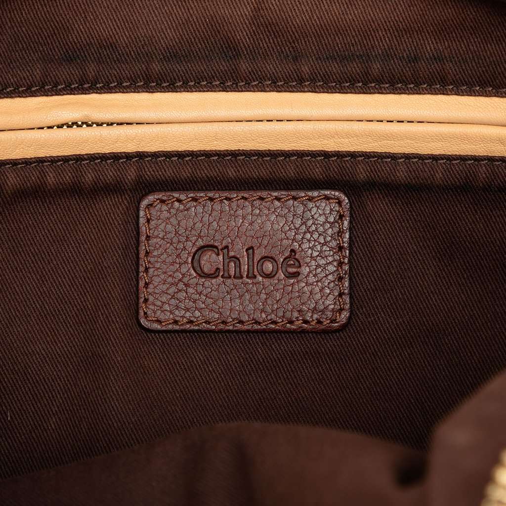 Chloé Medium Leather Paraty Satchel Brown Leather Very good - Box View
