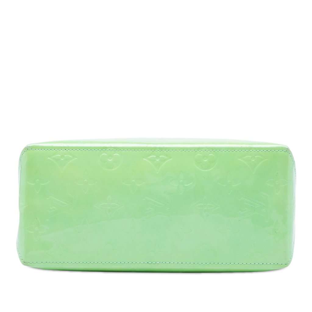 Louis Vuitton Monogram Vernis Reade PM Green Leather Very good - Inside View