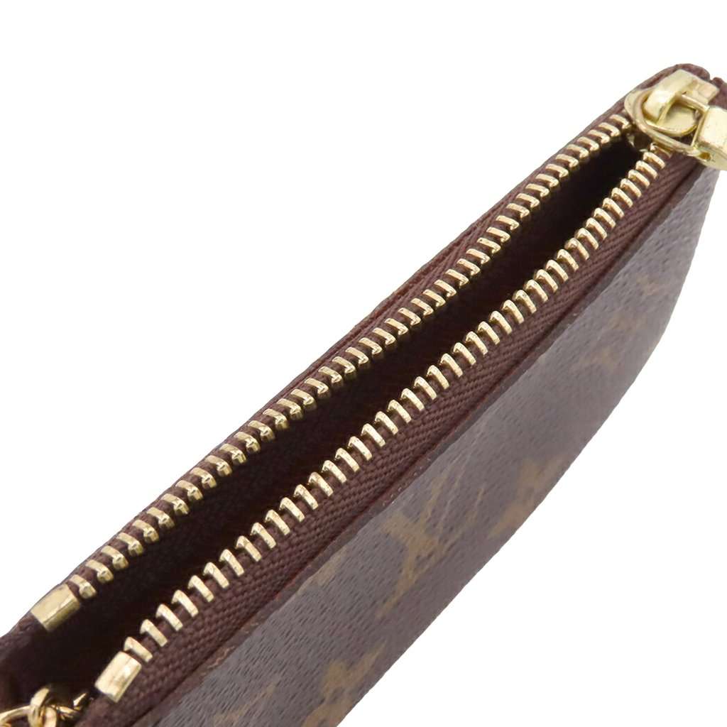 Louis Vuitton Monogram Key Pouch Brown Very good - Model View
