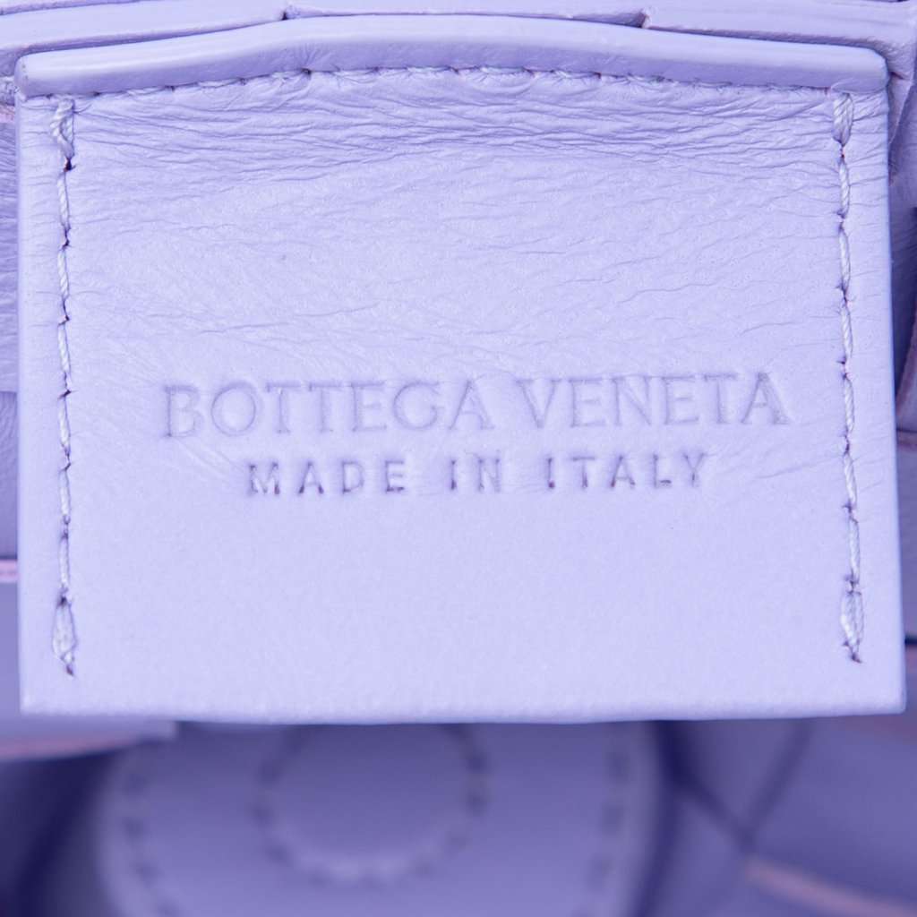 Bottega Veneta Baby Lambskin Intrecciato Sardine Purple Leather Very good - Box View