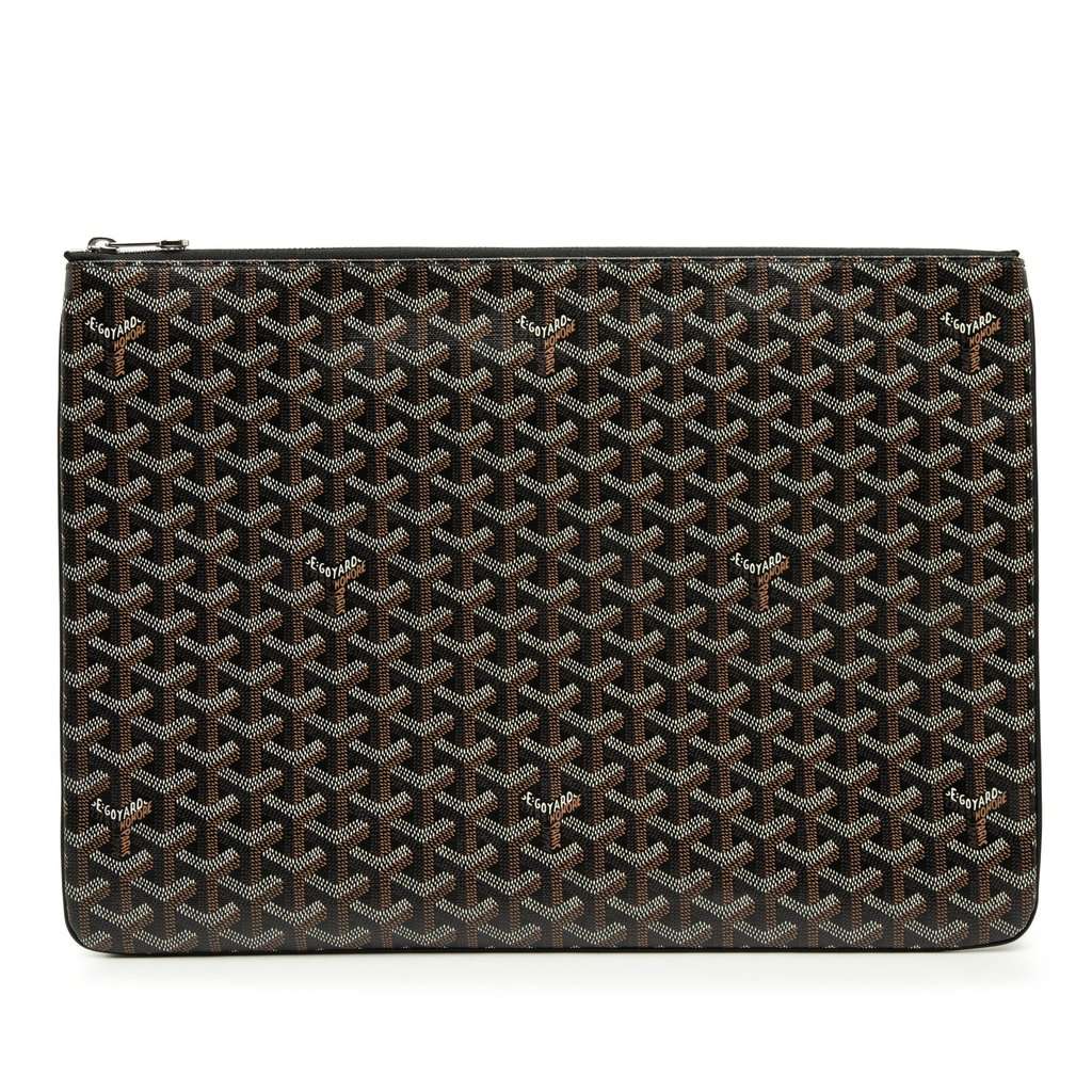 Goyard Goyardine Senat GM Black Very good - Front View