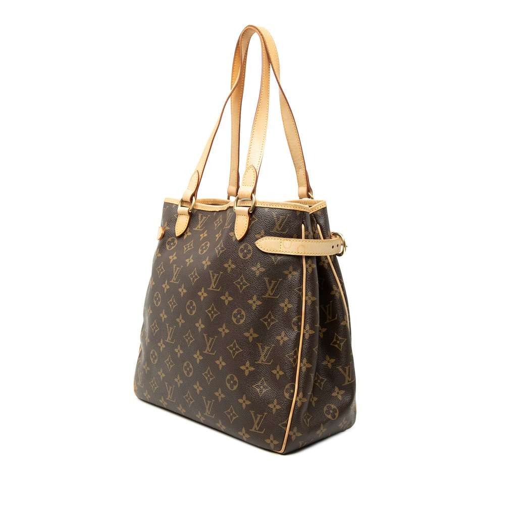 Louis Vuitton Monogram Batignolles Vertical Tote Brown Very good - Back View