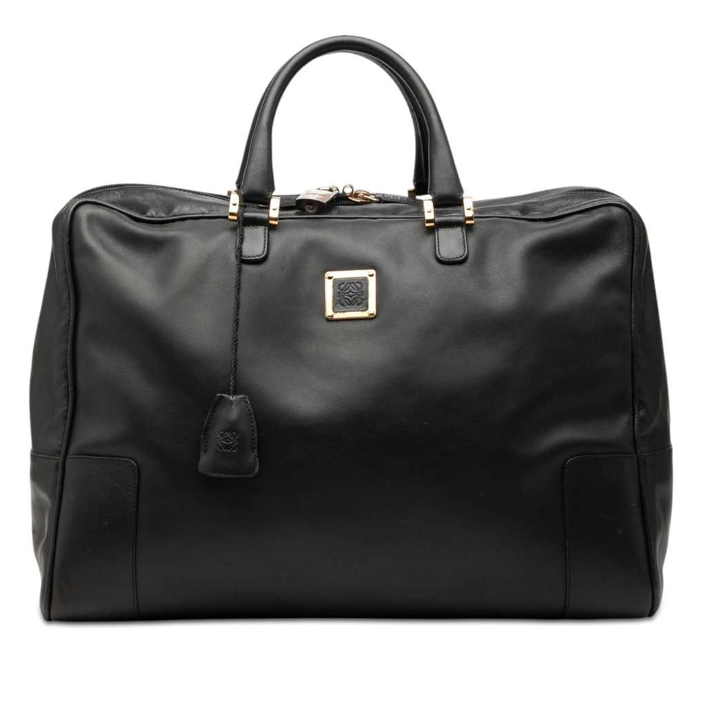 Loewe Leather Amazona 40 Black Leather Very good - Front View