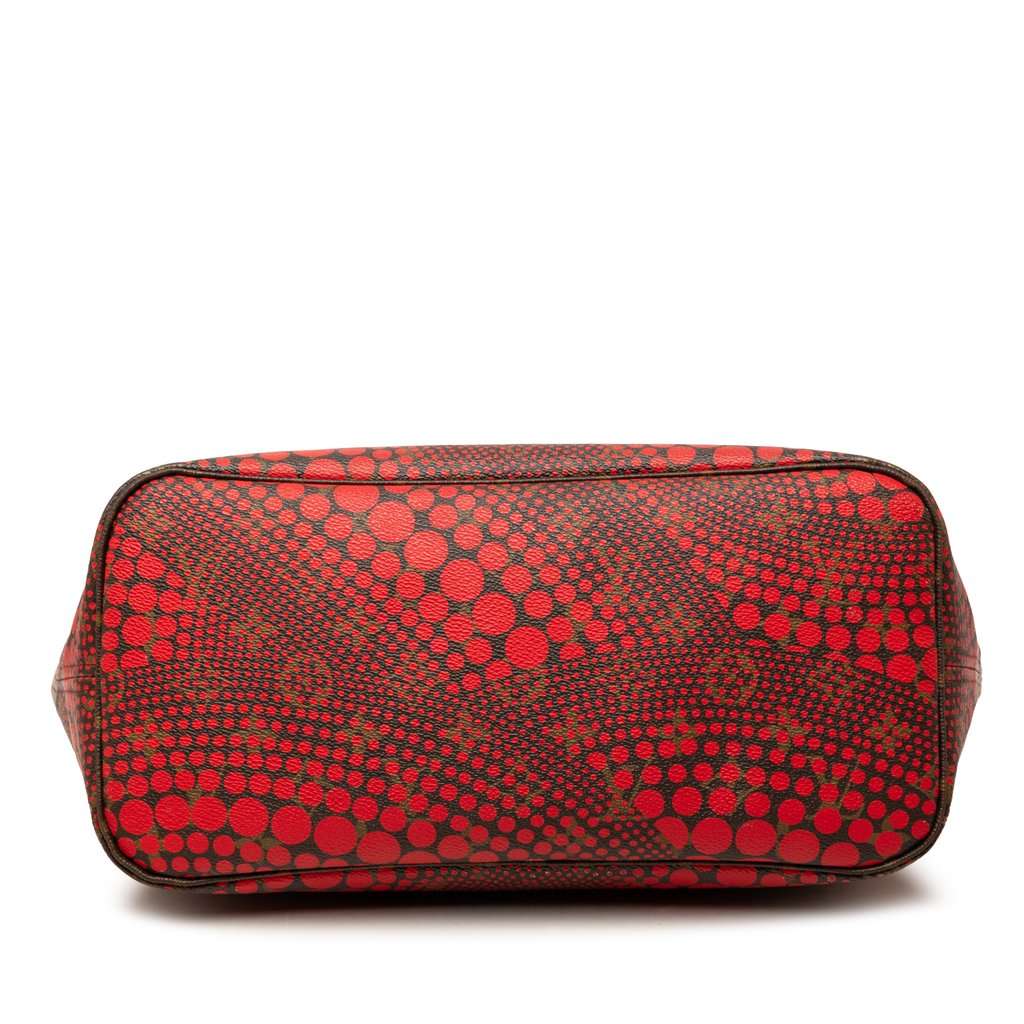 Louis Vuitton Yayoi Kusama Monogram Neverfull MM Red Very good - Inside View