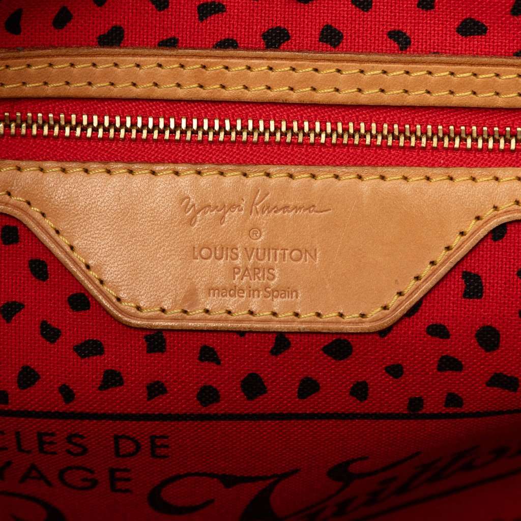 Louis Vuitton Yayoi Kusama Monogram Neverfull MM Red Very good - Box View