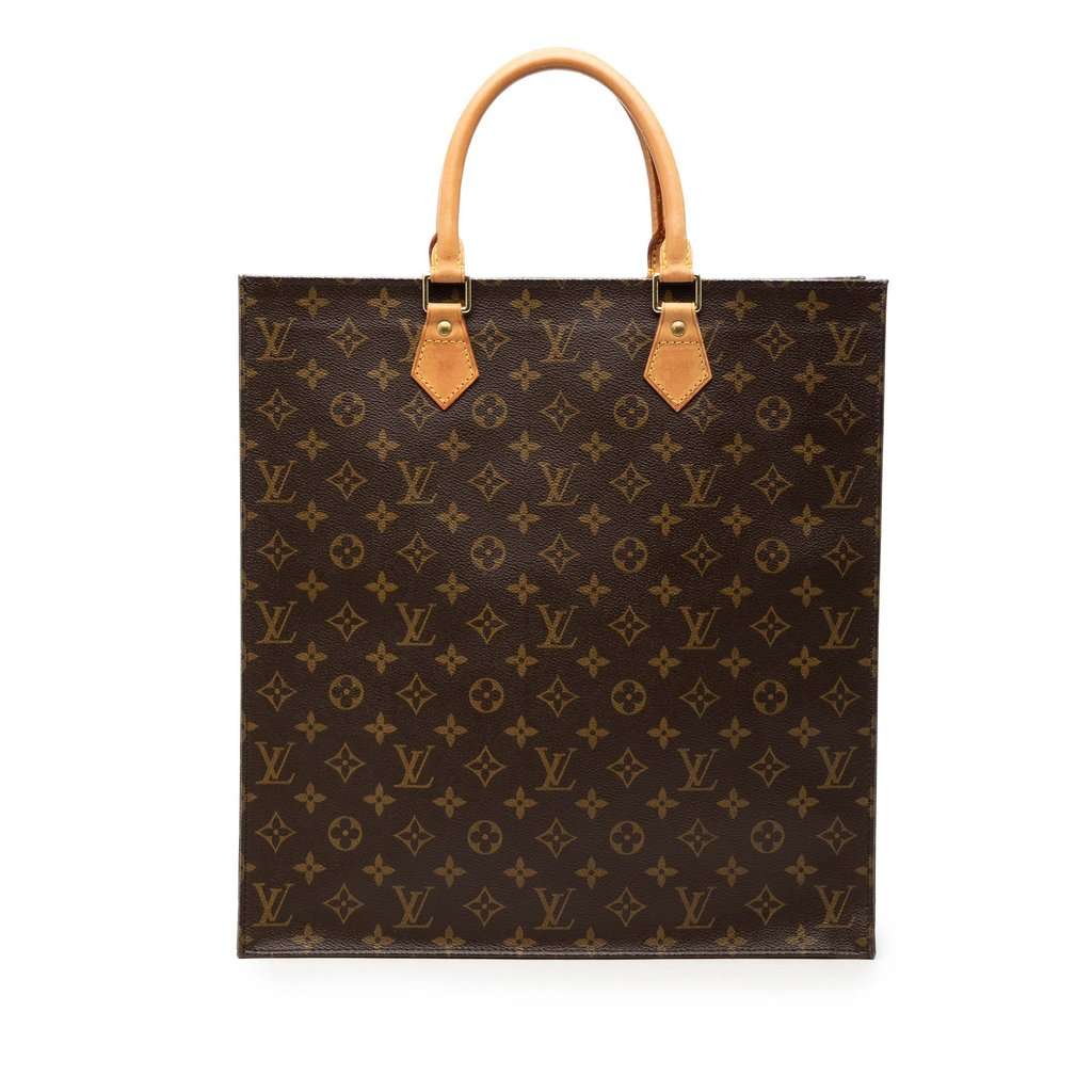 Louis Vuitton Monogram Sac Plat Brown Good condition - Front View