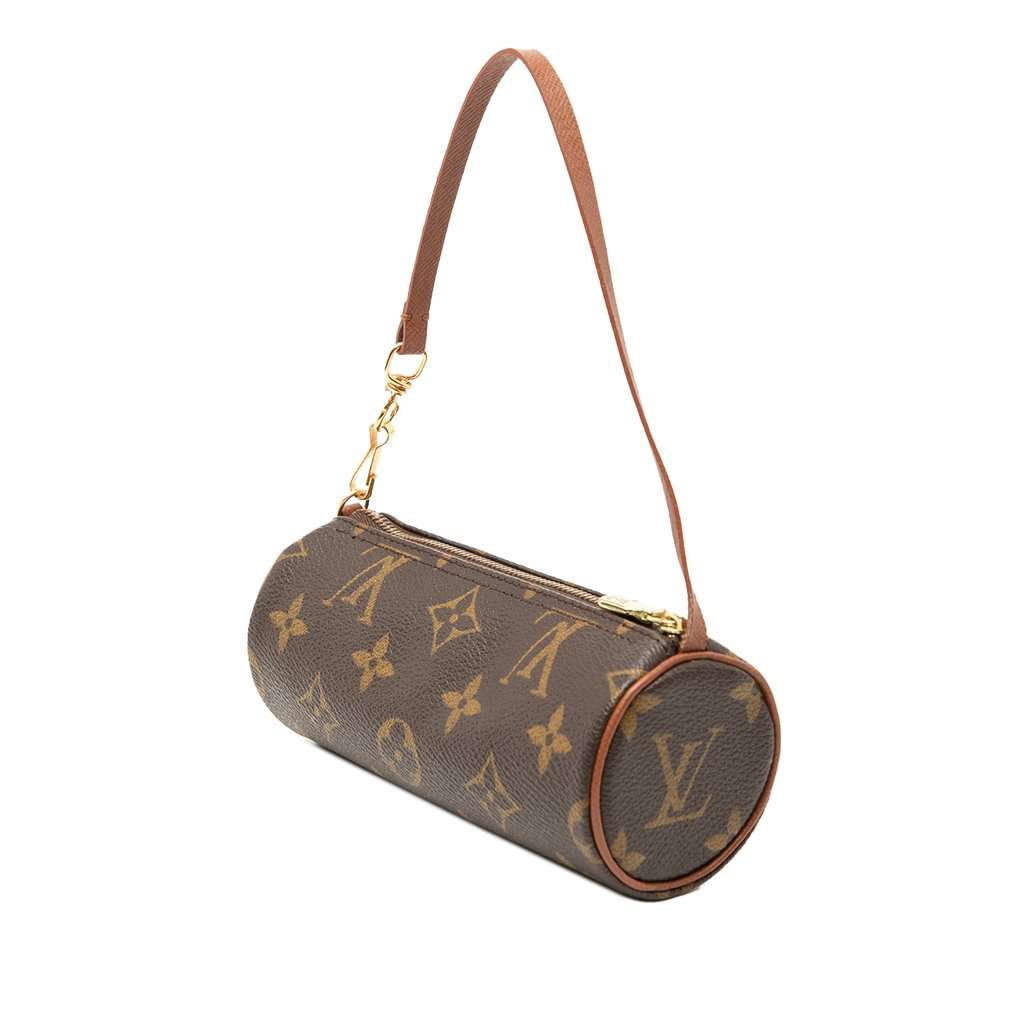 Louis Vuitton Monogram Papillon Pochette Brown Very good condition - Back View