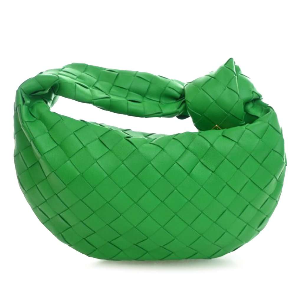 Bottega Veneta Mini Nappa Intrecciato Jodie Green Leather Never worn - Back View