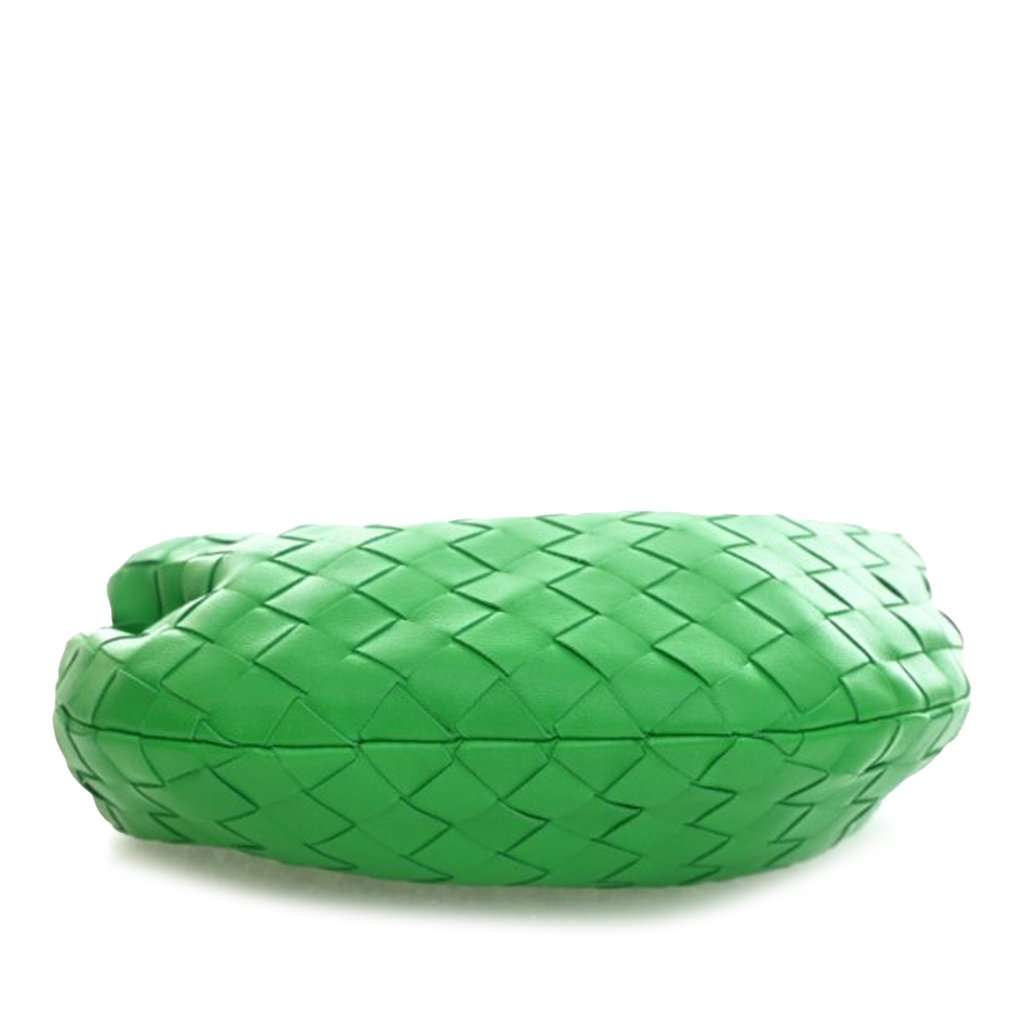 Bottega Veneta Mini Nappa Intrecciato Jodie Green Leather Never worn - Inside View