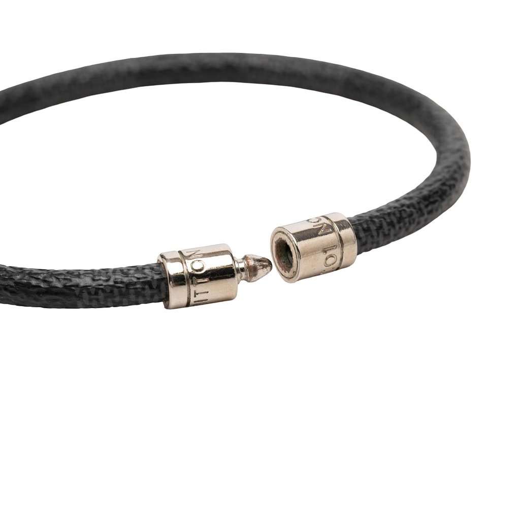 Louis Vuitton Damier Graphite Keep it Bracelet Black Very good condition - Model View