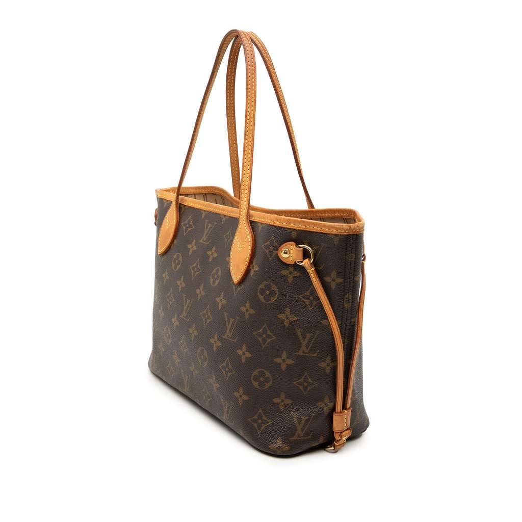 Louis Vuitton Monogram Neverfull PM Brown Very good condition - Back View