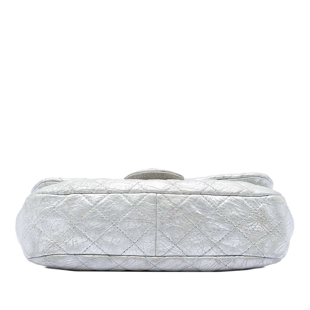 Chanel Medium Calfskin Ice Cube On the Rocks Flap Silver Leather Very good - Inside View