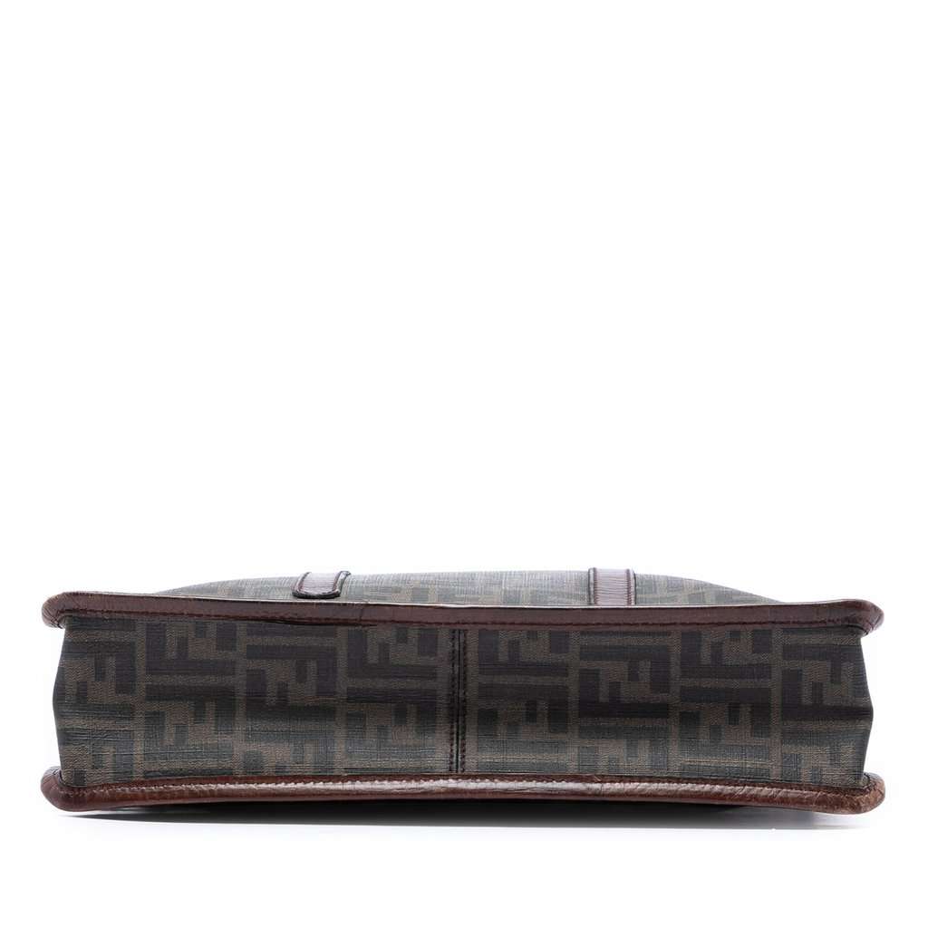 Fendi Zucca Coated Canvas Vertical Tote Brown Very good - Inside View