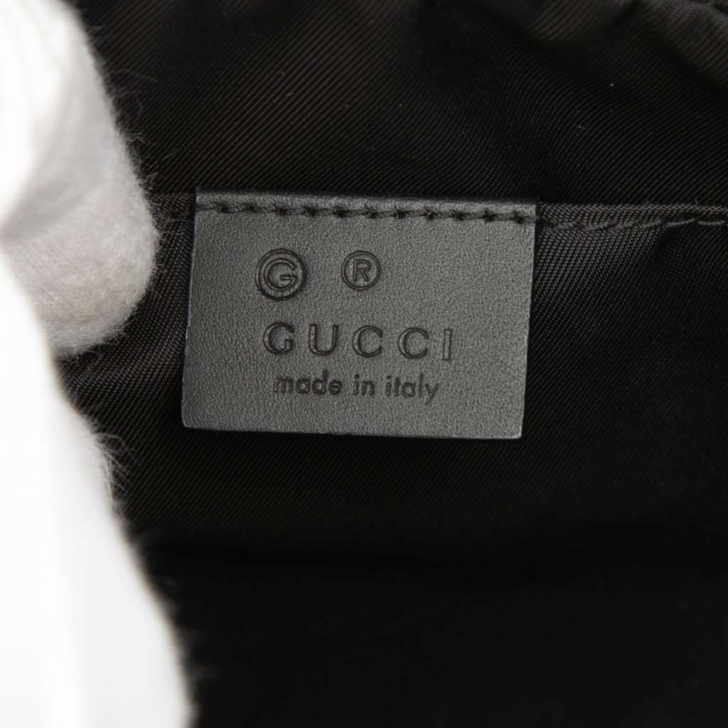 Gucci Canvas Techno Web Belt Bag Black Very good - Box View