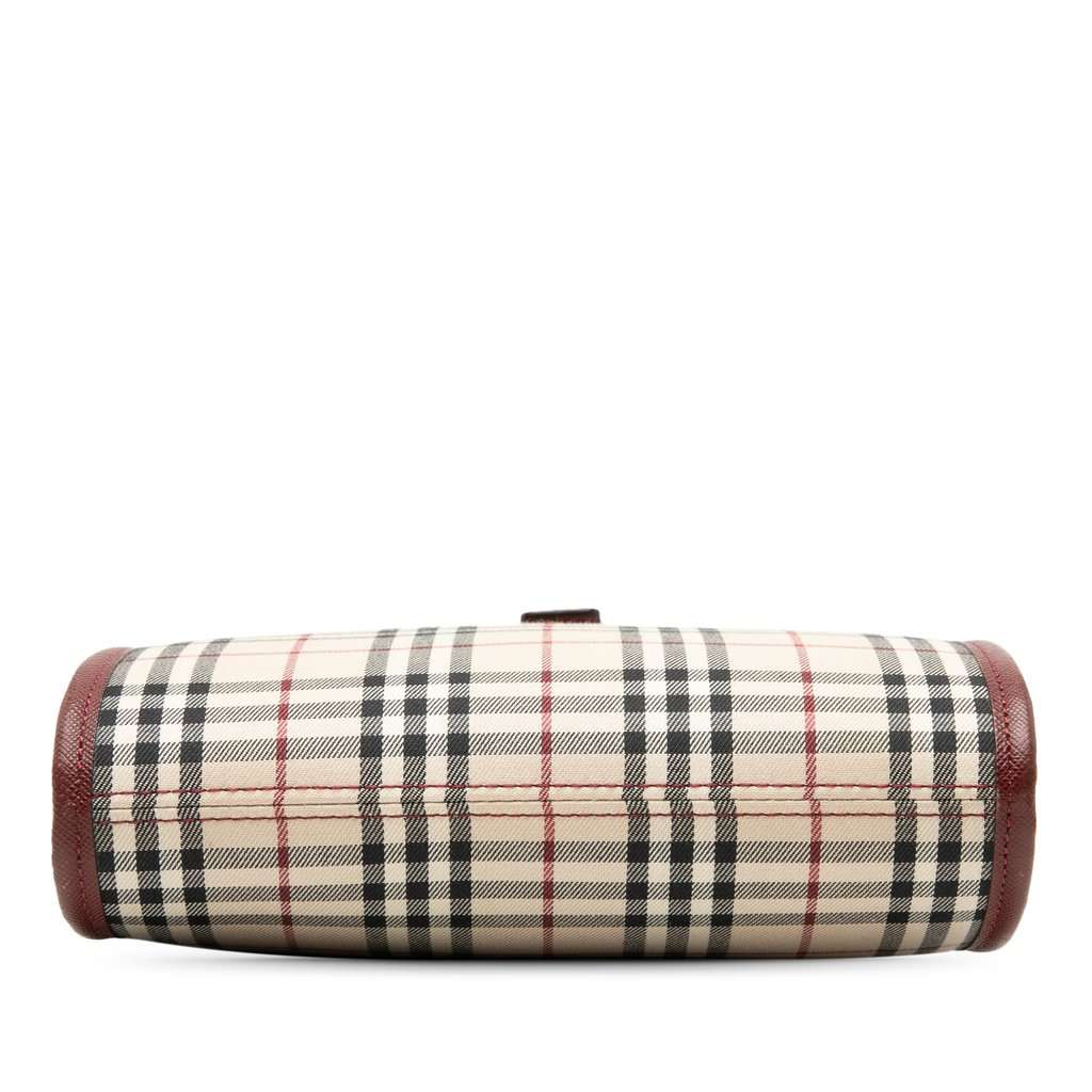 Burberry House Check Canvas Crossbody Beige Very good - Inside View