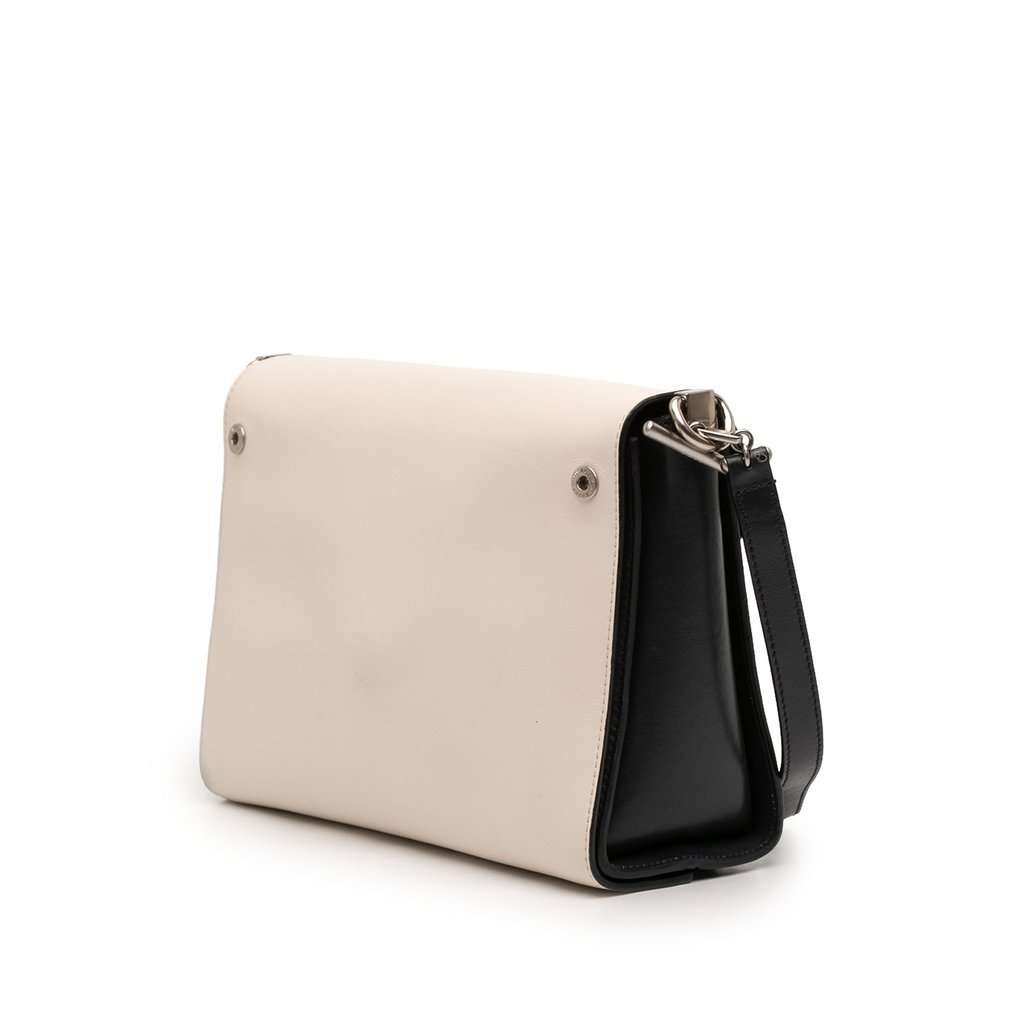 Mulberry Multicolor Leather Delphie Duo Flap Crossbody White Leather Very good - Back View