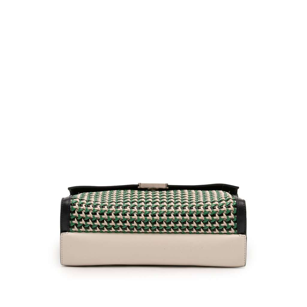 Mulberry Multicolor Leather Delphie Duo Flap Crossbody White Leather Very good - Inside View