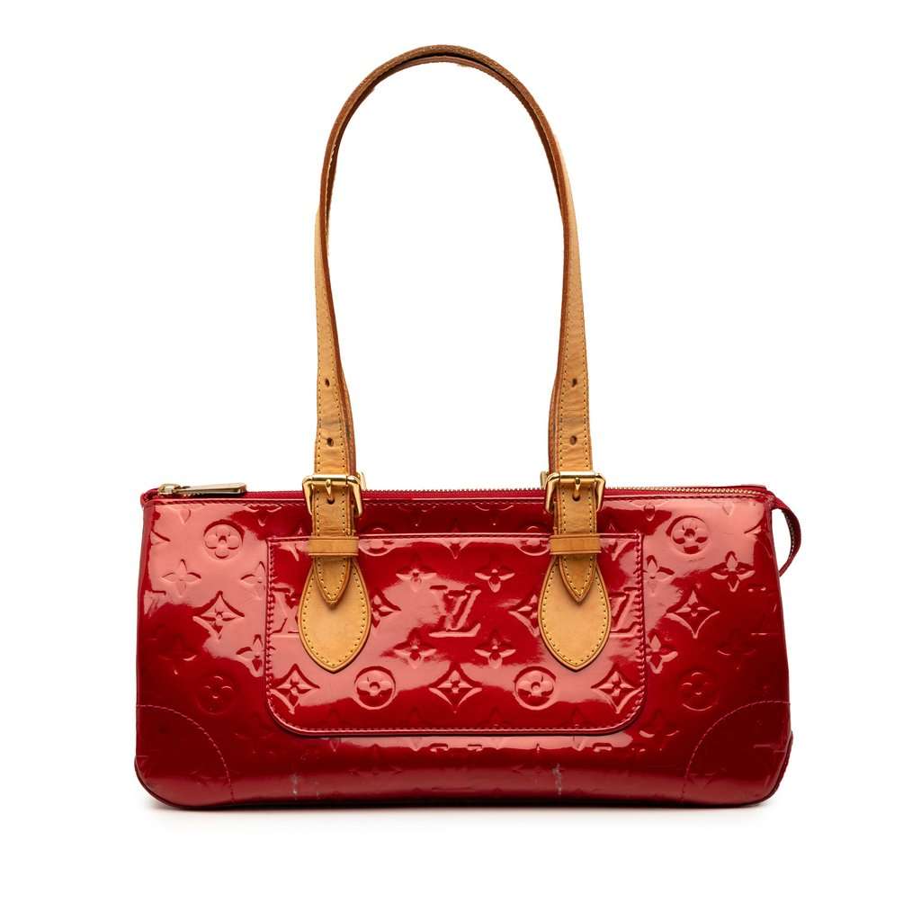 Louis Vuitton Monogram Vernis Rosewood Avenue Red Leather Good condition - Front View