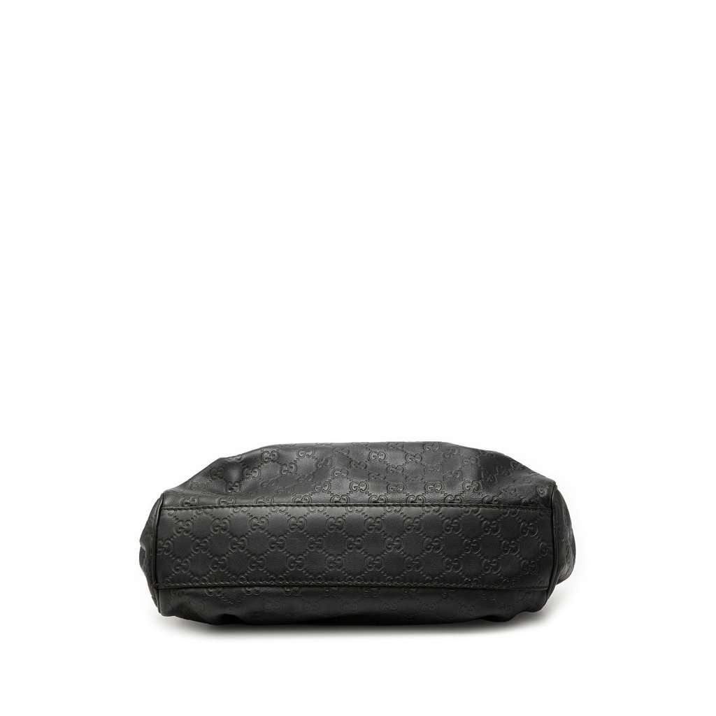 Gucci Medium Guccissima Sukey Tote Black Leather Very good condition - Inside View