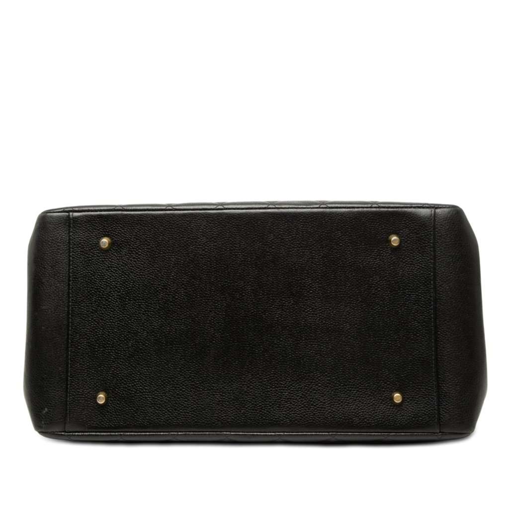 Chanel Grand CC Caviar Timeless Shopping Tote Black Leather Very good - Inside View