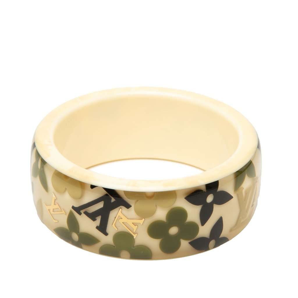 Louis Vuitton Monogram Farandole bracelet White Plastic Very good condition - Model View