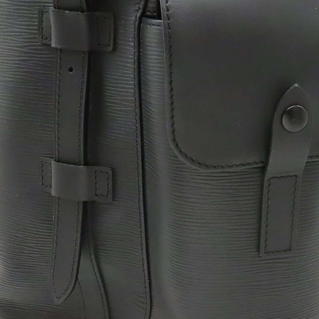 Louis Vuitton Epi Christopher Backpack PM Black Leather Very good - Box View