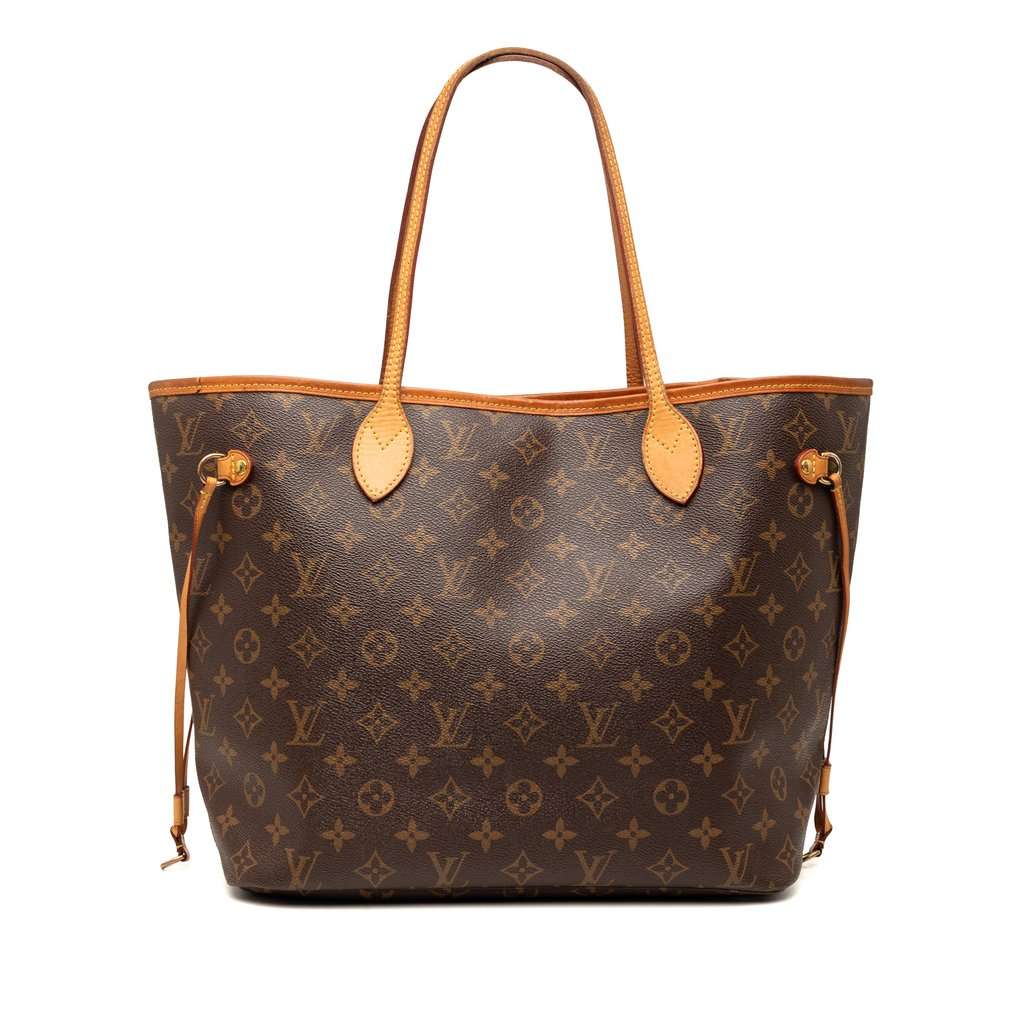 Louis Vuitton Monogram Neverfull MM Brown Very good condition - Front View