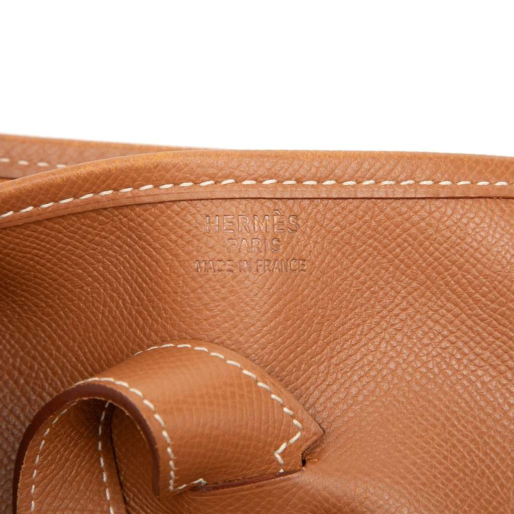 Hermès Clemence Evelyne 33 Brown Leather Very good condition - Box View