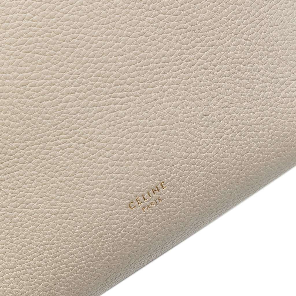 Celine Small Soft Grained Calfskin Seau Sangle Bucket Bag Brown Leather Very good - Box View