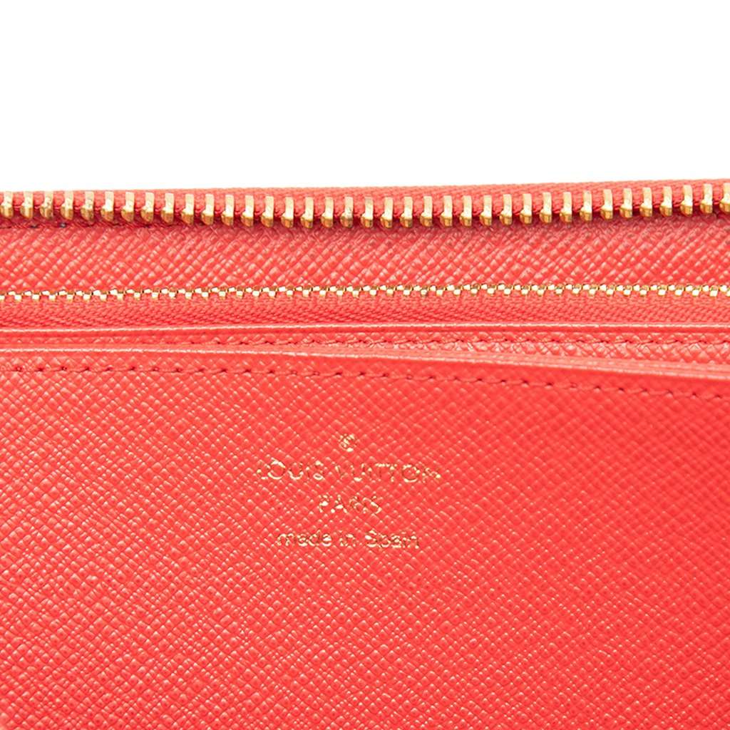 Louis Vuitton Monogram Denim Patchwork Zippy Long Wallet Blue Very good condition - Box View