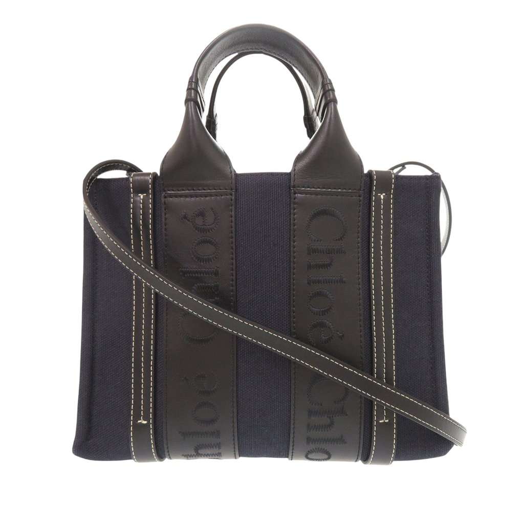 Chloé Small Canvas Woody Tote MultiColor Very good condition - Front View