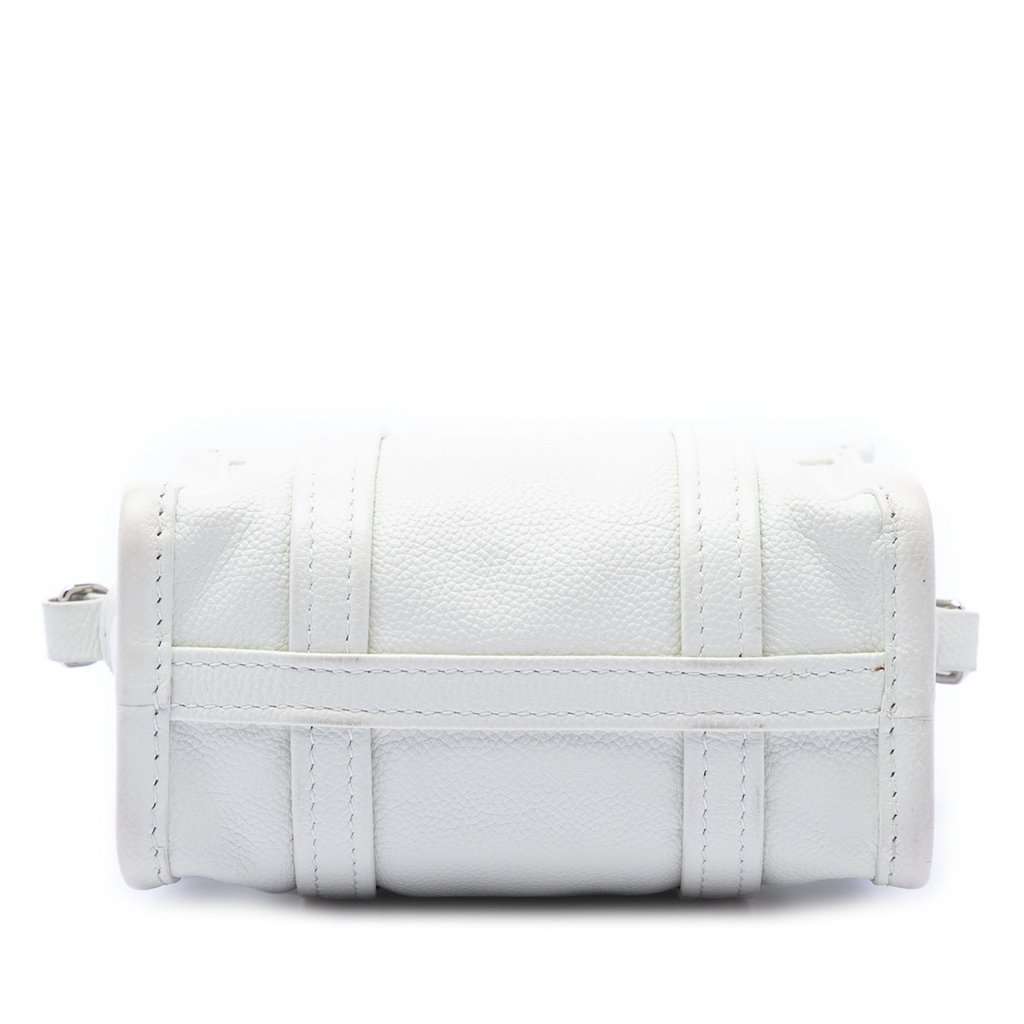 Balenciaga Lambskin Bazar Shopper Satchel XXS Beige Leather Good condition - Inside View
