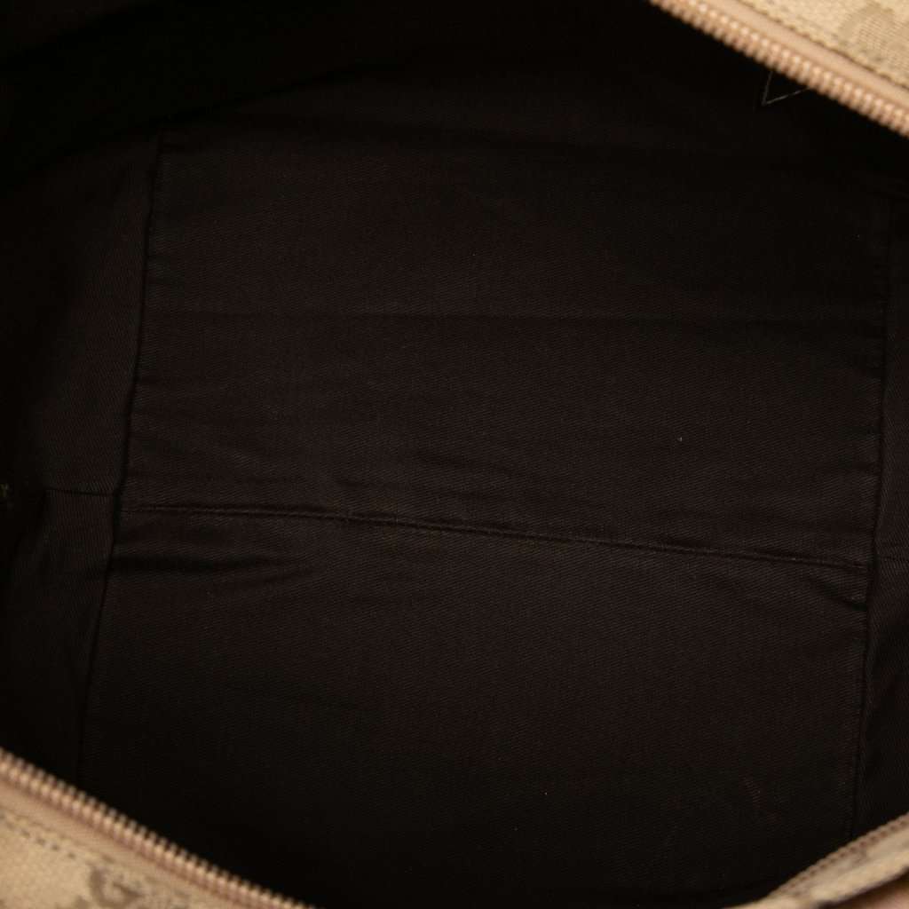 Gucci GG Canvas Web Tote Beige Very good condition - Model View
