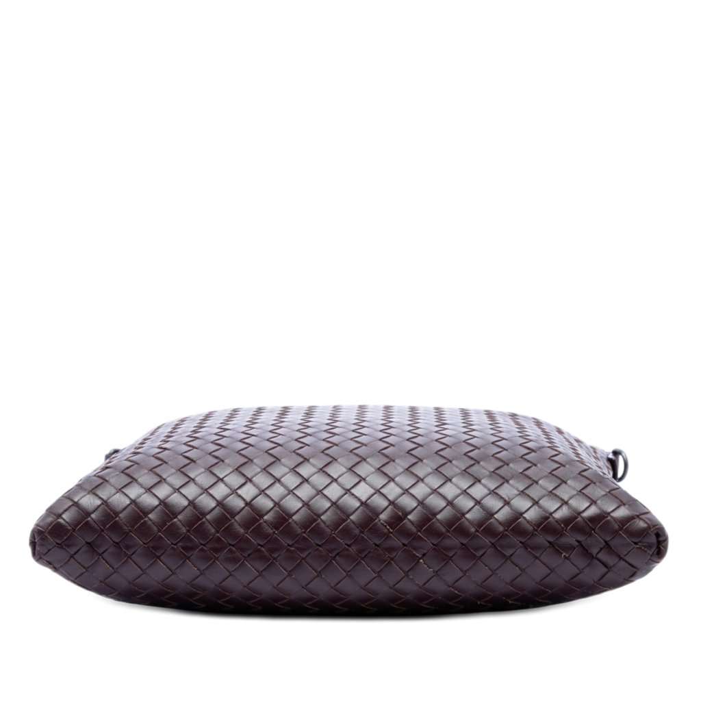 Bottega Veneta Nappa Intrecciato VN Crossbody Brown Leather Very good condition - Inside View