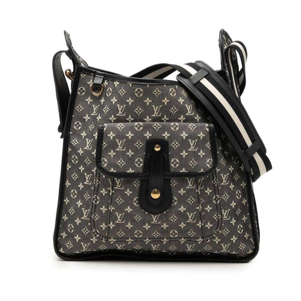 Louis Vuitton Monogram Mini Lin Besace Mary Kate Black Very good condition - Front View