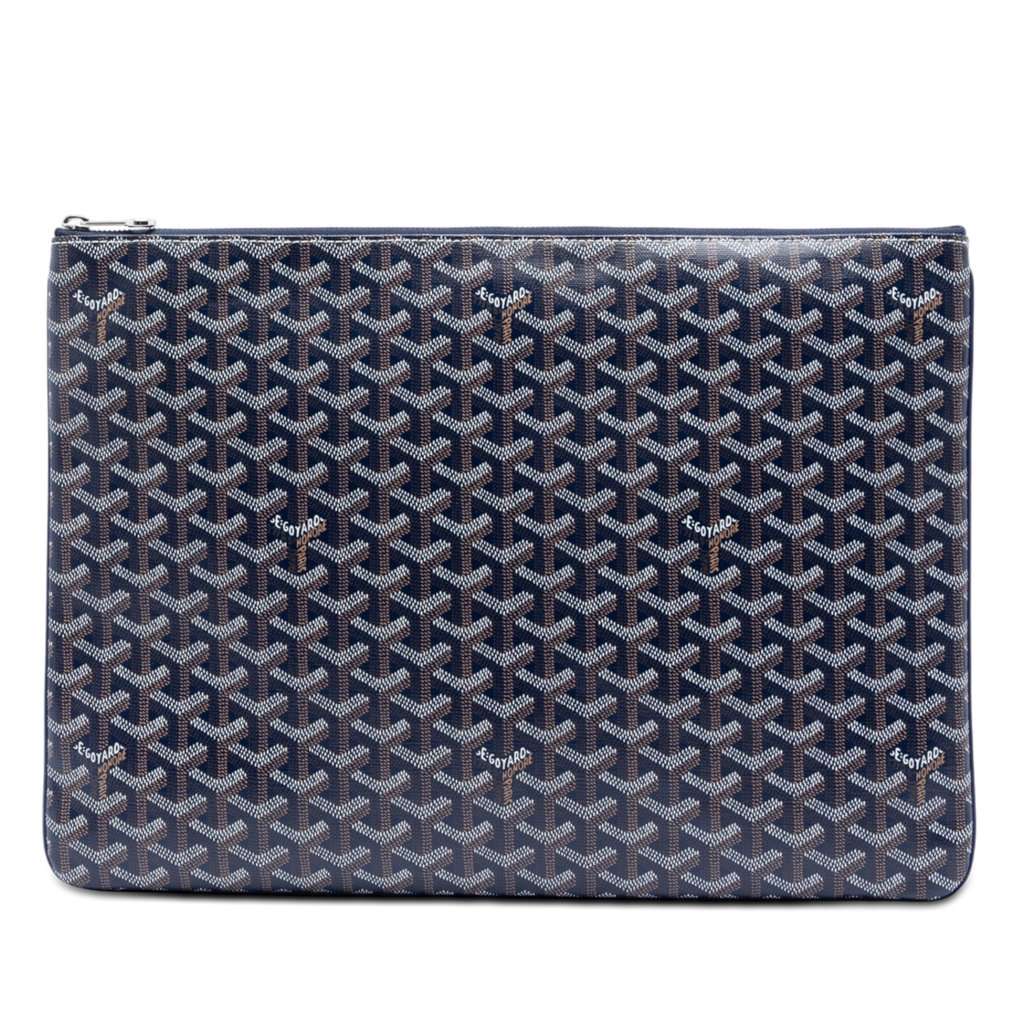 Goyard Goyardine Senat GM Blue Very good condition - Front View