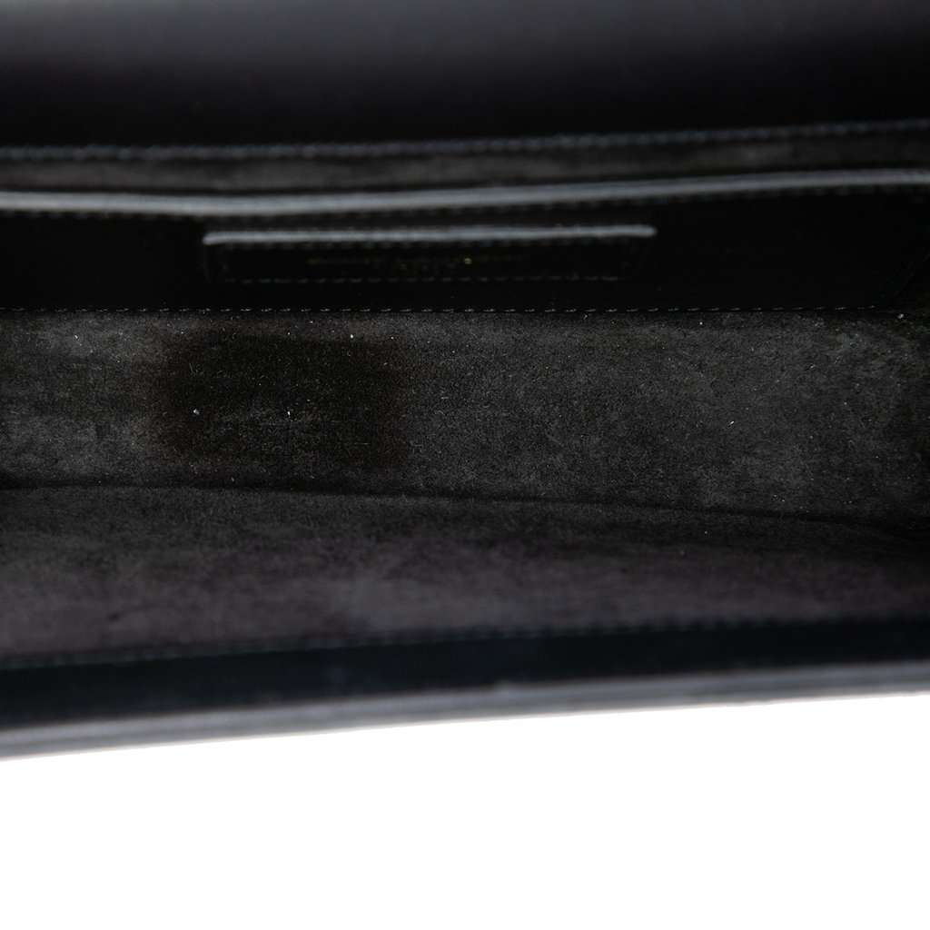 Saint Laurent Small Smooth Calfskin Monogram Kate Tassel Crossbody Black Leather Very good - Model View