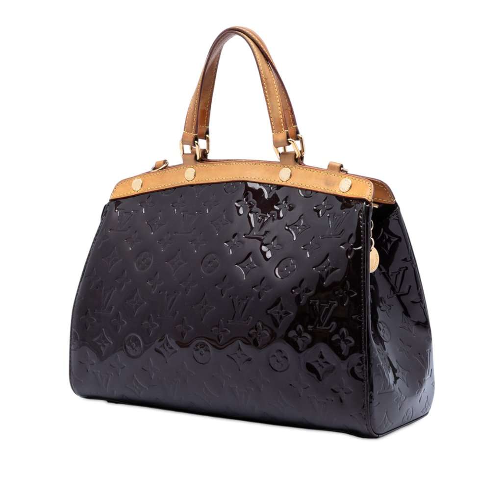 Louis Vuitton Monogram Vernis Brea PM Purple Leather Very good condition - Back View