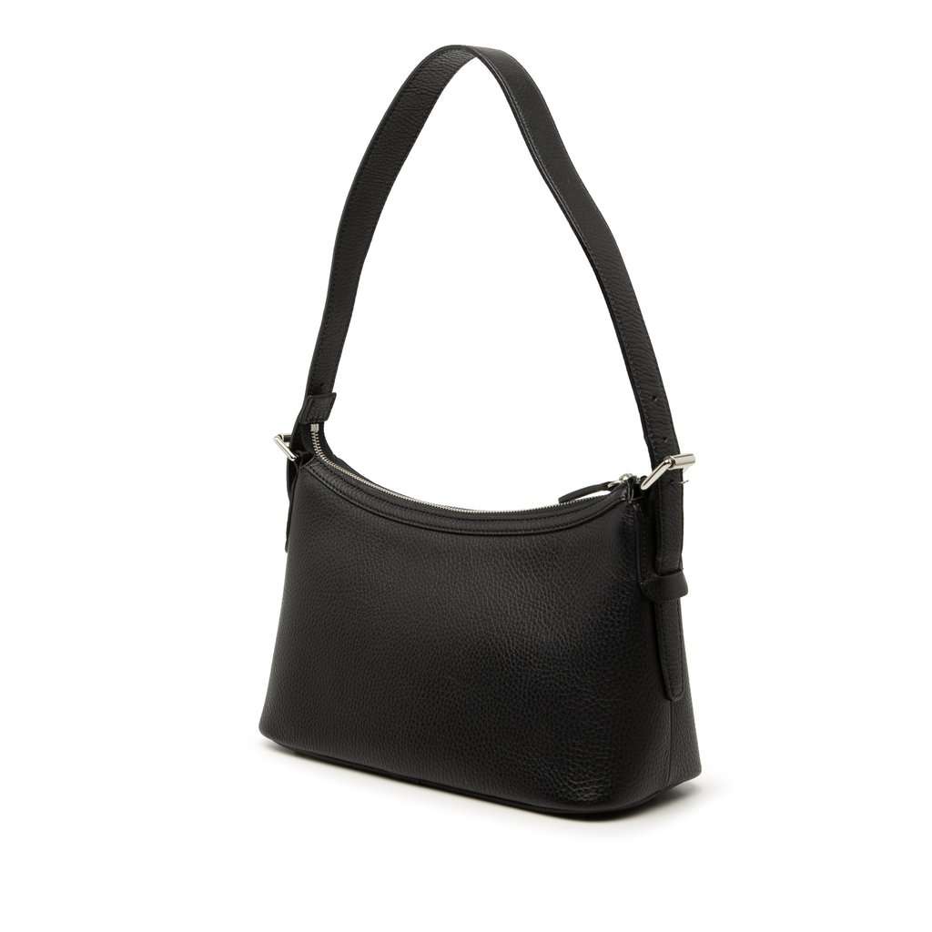 Burberry Leather Shoulder Bag Black Leather Very good - Back View
