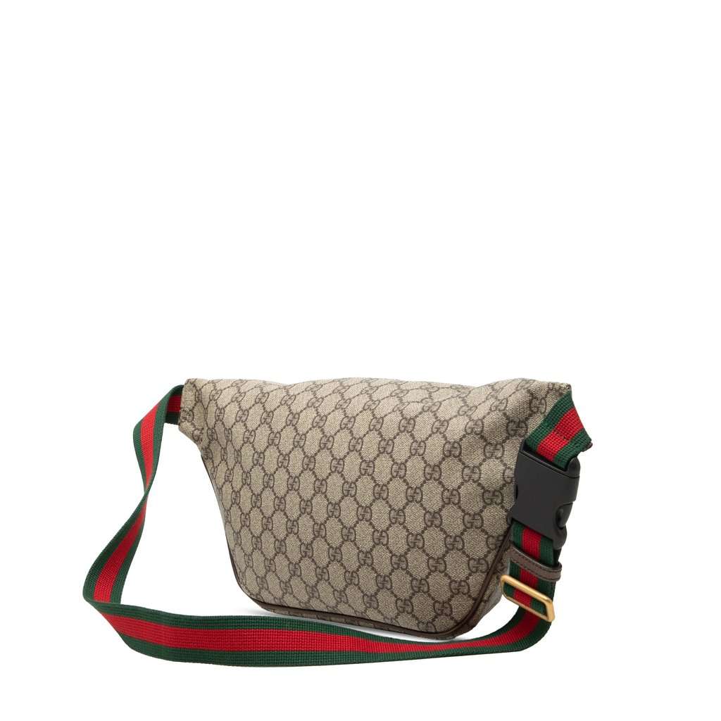 Gucci GG Supreme Courrier Belt Bag Beige Very good condition - Back View