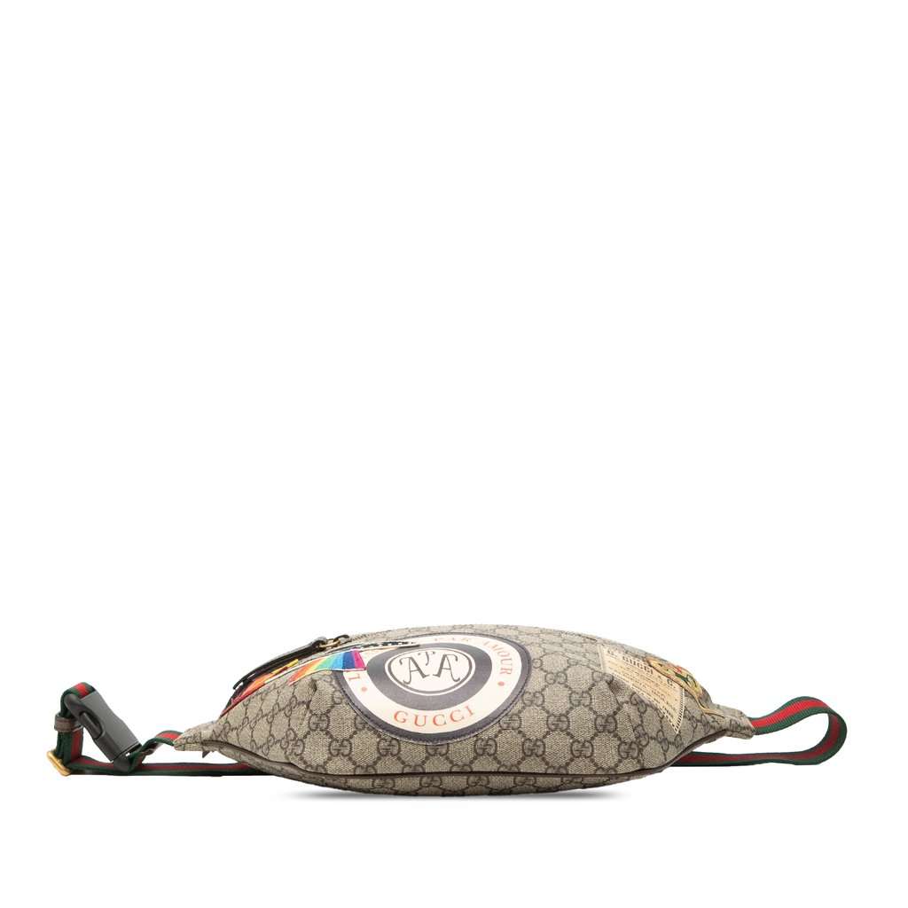 Gucci GG Supreme Courrier Belt Bag Beige Very good condition - Inside View