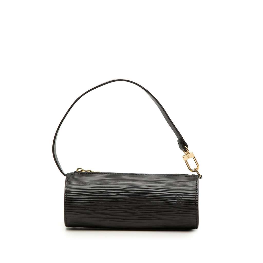 Louis Vuitton Epi Pochette Papillon Black Leather Very good condition - Front View