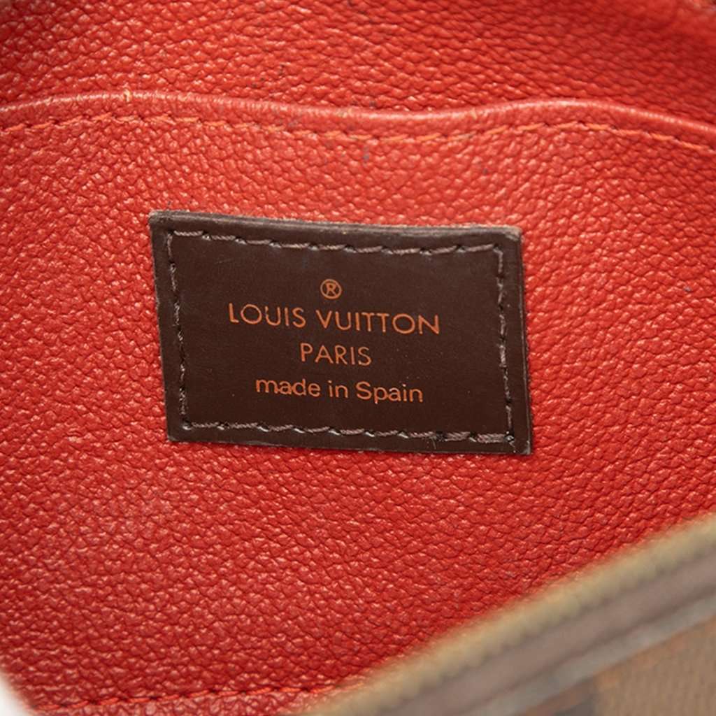 Louis Vuitton Damier Ebene Cosmetic Pouch PM Brown Very good - Box View