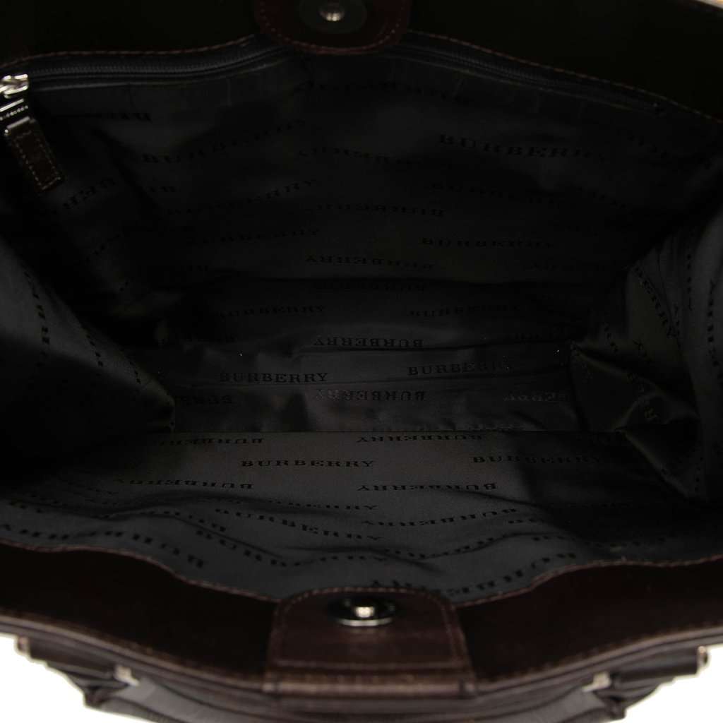 Burberry House Check Canvas Tote Beige Very good condition - Model View